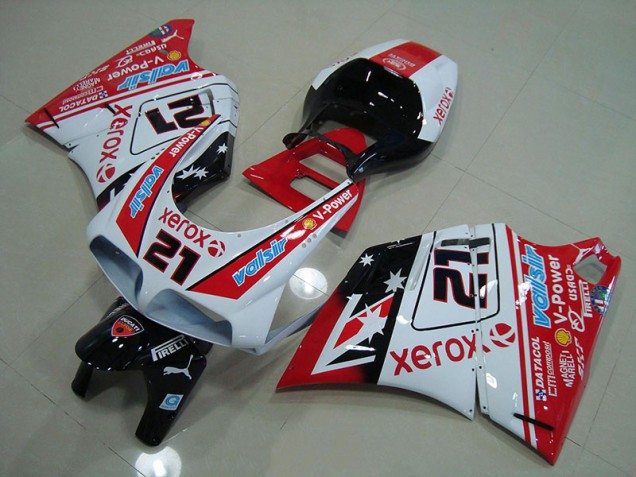 Buy 1993-2005 Red White Xerox 21 Ducati 748 916 996 996S Motorbike Fairing Kits Buy 1993-2005 Red White Xerox 21 Ducati 748 916 996 996S Motorbike Fairing Kits