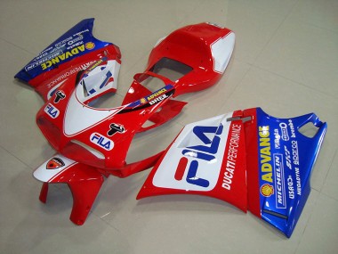 Buy 1993-2005 Red Blue Fila Ducati 748 Motorbike Fairing