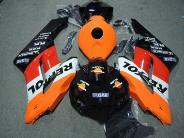 Buy 2004-2005 Black Orange Repsol Honda CBR1000RR Motor Bike Fairings