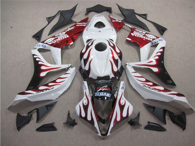 Buy 2004-2005 White Red Flame SHARK Honda CBR1000RR Motorbike Fairing Buy 2004-2005 White Red Flame SHARK Honda CBR1000RR Motorbike Fairing