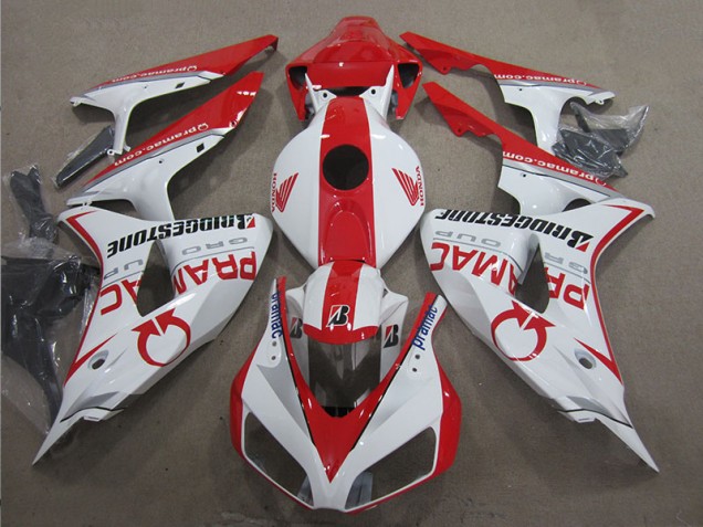 Buy 2006-2007 White Red PRAMAC Honda CBR1000RR Moto Fairings Buy 2006-2007 White Red PRAMAC Honda CBR1000RR Moto Fairings