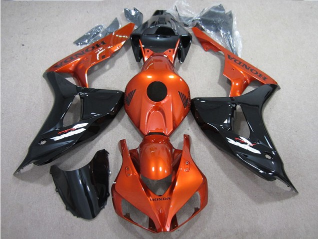 Buy 2006-2007 Black Orange Honda CBR1000RR Motorcycle Fairings Kit Buy 2006-2007 Black Orange Honda CBR1000RR Motorcycle Fairings Kit