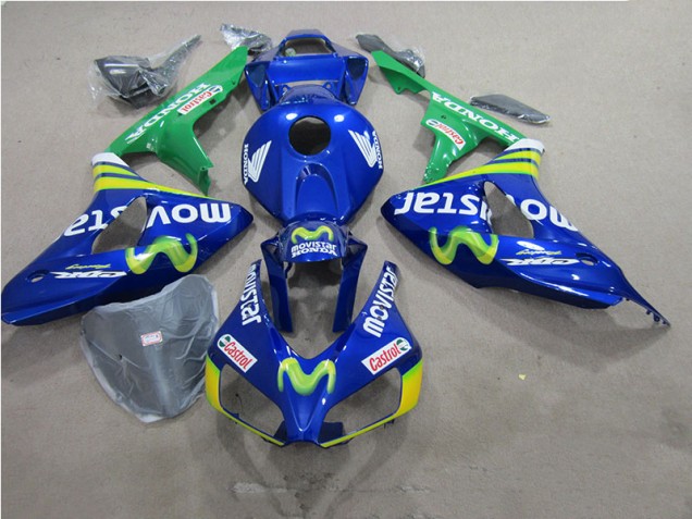 Buy 2006-2007 Blue Movistar Castrol Honda CBR1000RR Motorbike Fairings Buy 2006-2007 Blue Movistar Castrol Honda CBR1000RR Motorbike Fairings