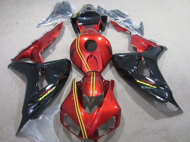 Buy 2006-2007 Black Red Yellow Honda CBR1000RR Motorcycle Fairing Kit Buy 2006-2007 Black Red Yellow Honda CBR1000RR Motorcycle Fairing Kit