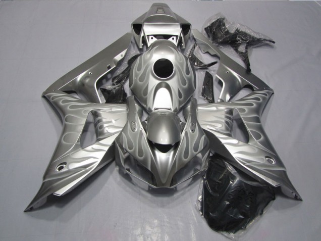 Buy 2006-2007 Silver Flame Honda CBR1000RR Bike Fairings Buy 2006-2007 Silver Flame Honda CBR1000RR Bike Fairings