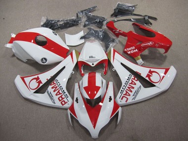 Buy 2008-2011 White Red PRAMAC Honda CBR1000RR Bike Fairing