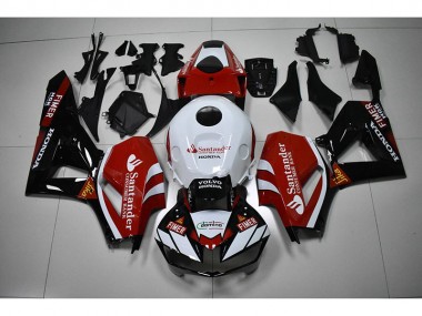Buy 2012-2016 Black White Red Santander Honda CBR1000RR Moto Fairings