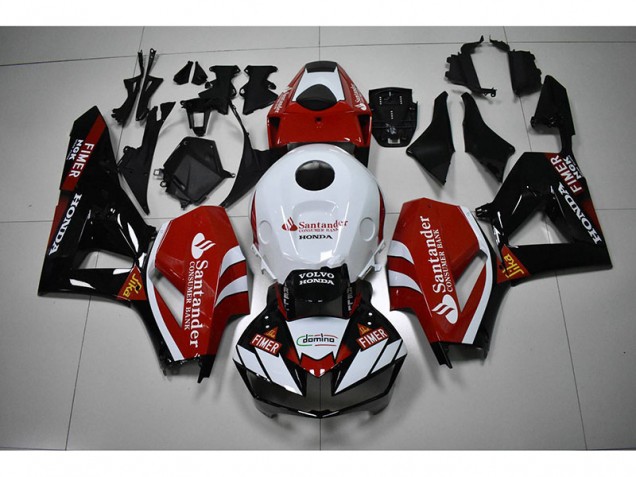 Buy 2012-2016 Black White Red Santander Honda CBR1000RR Moto Fairings Buy 2012-2016 Black White Red Santander Honda CBR1000RR Moto Fairings