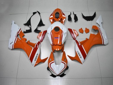 Buy 2017-2020 Orange White HRC Honda CBR1000RR Motorbike Fairing