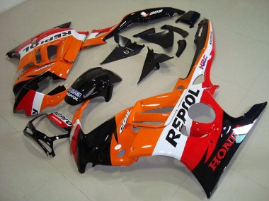 Buy 1995-1998 Black Orange Repsol Honda CBR600 F3 Replacement Fairings