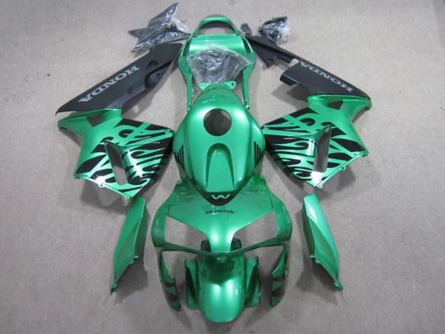 Buy 2003-2004 Green Black Honda CBR600RR Motor Bike Fairings Buy 2003-2004 Green Black Honda CBR600RR Motor Bike Fairings