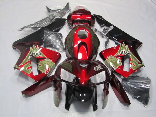 Buy 2005-2006 Black Red Honda CBR600RR Motorbike Fairings