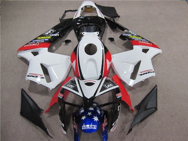 Buy 2005-2006 White Red Blue Lee Honda CBR600RR Motorbike Fairing