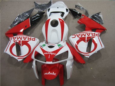 Buy 2005-2006 Red White PRAMAC Honda CBR600RR Bike Fairing Kit