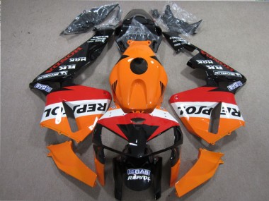 Buy 2005-2006 Orange Red Black Repsol Honda CBR600RR Motorbike Fairing Kits