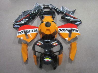Buy 2005-2006 Orange Black Repsol Honda CBR600RR Motorcyle Fairings
