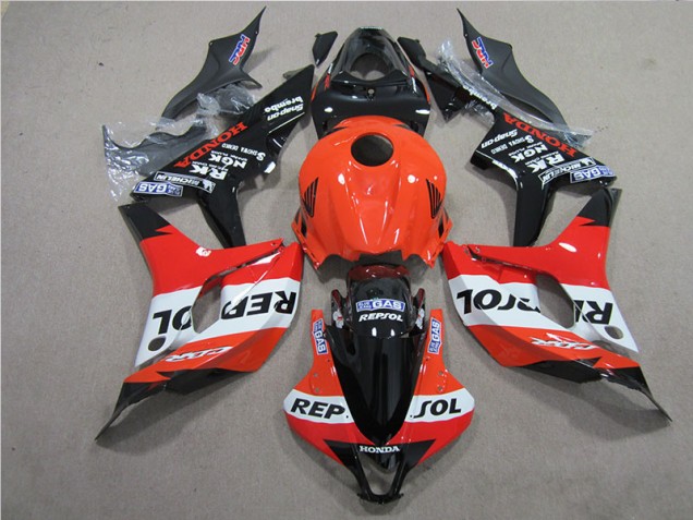 Buy 2007-2008 Orange Black Repsol Honda CBR600RR Bike Fairing Kit Buy 2007-2008 Orange Black Repsol Honda CBR600RR Bike Fairing Kit