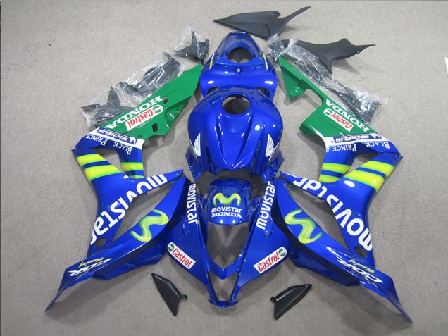 Buy 2007-2008 Blue White Movistar Honda CBR600RR Bike Fairing Buy 2007-2008 Blue White Movistar Honda CBR600RR Bike Fairing