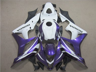 Buy 2007-2008 Purple White Honda CBR600RR Motor Bike Fairings