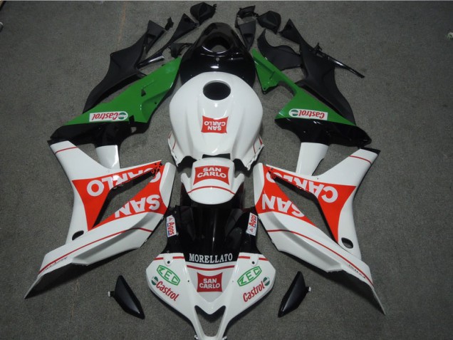 Buy 2007-2008 White Red MORELLATO San Carlo Honda CBR600RR Bike Fairing Kit