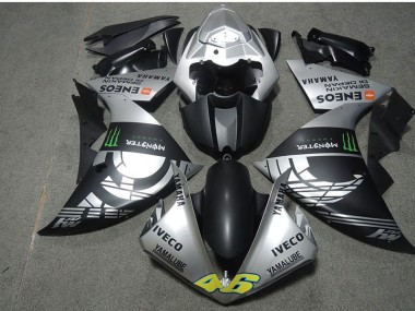 Buy 2007-2008 Black Silver Monster IVECO 46 Honda CBR600RR Motorcyle Fairings