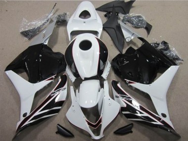 Buy 2009-2012 White Black Honda CBR600RR Motorcycle Fairings Kit