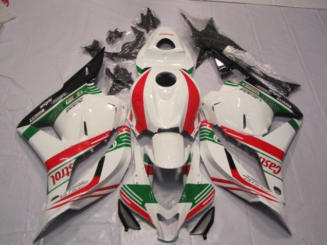 Buy 2009-2012 White Green Red Honda CBR600RR Bike Fairings