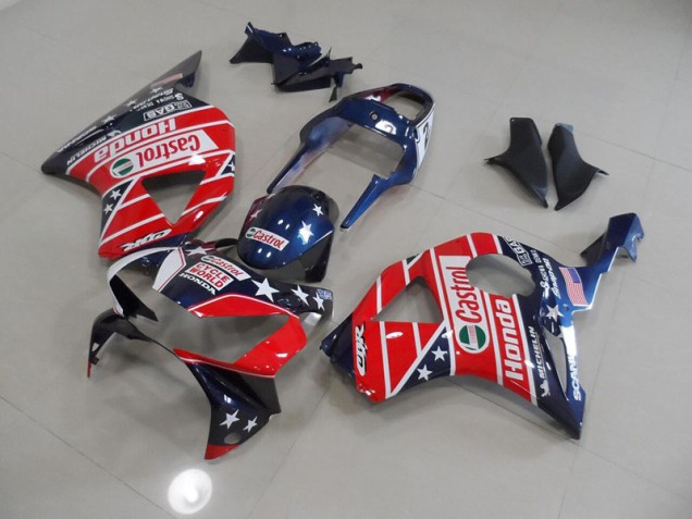 Buy 2002-2003 Blue Red Cycle World Castrol Honda CBR900RR 954 Motorcycle Fairing Kit Buy 2002-2003 Blue Red Cycle World Castrol Honda CBR900RR 954 Motorcycle Fairing Kit