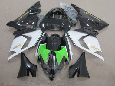 Buy 2003-2005 Black White Gold Ninja Kawasaki ZX10R Motorcycle Fairing Kit