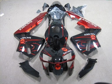 Buy 2003-2005 Black Red Racardi Kawasaki ZX10R Bike Fairing