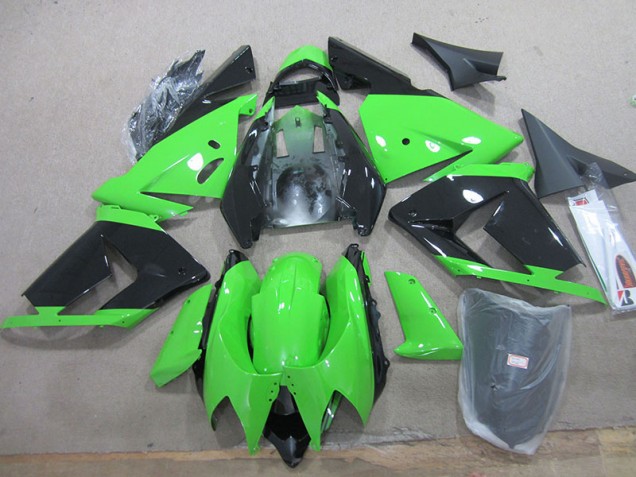 Buy 2003-2005 Black Green Kawasaki ZX10R Moto Fairings Buy 2003-2005 Black Green Kawasaki ZX10R Moto Fairings