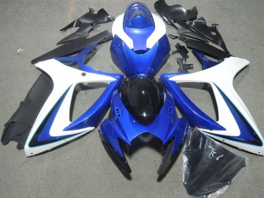 Buy 2006-2007 Blue White Kawasaki ZX10R Bike Fairings