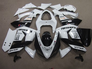 Buy 2006-2007 White Touch4 Monster Kawasaki ZX10R Bike Fairing Kit