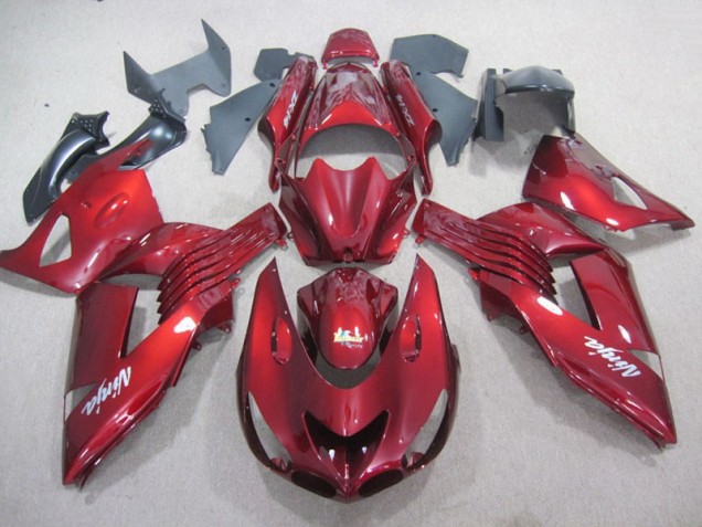 Buy 2006-2011 Red White Ninja Decal Kawasaki ZX14R ZZR1400 Bike Fairings Buy 2006-2011 Red White Ninja Decal Kawasaki ZX14R ZZR1400 Bike Fairings