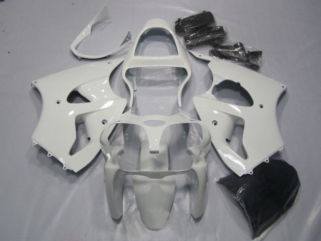 Buy 2000-2002 White Kawasaki ZX6R Bike Fairing Kit Buy 2000-2002 White Kawasaki ZX6R Bike Fairing Kit