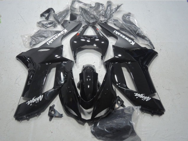 Buy 2007-2008 Black White Ninja Kawasaki ZX6R Bike Fairings Buy 2007-2008 Black White Ninja Kawasaki ZX6R Bike Fairings