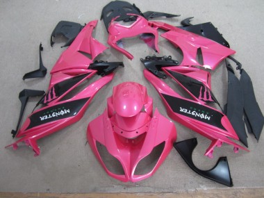Buy 2009-2012 Pink Black Monster Kawasaki ZX6R Motor Fairings