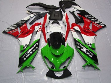 Buy 2009-2012 Green Red Kawasaki ZX6R Motorcylce Fairings