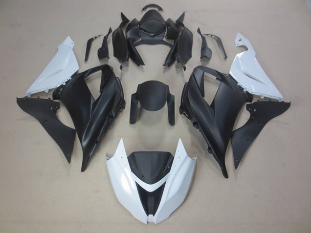 Buy 2013-2018 Black White Kawasaki ZX6R Motorcycle Fairings Buy 2013-2018 Black White Kawasaki ZX6R Motorcycle Fairings