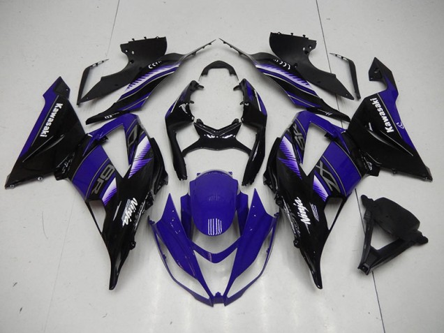 Buy 2013-2018 Black Blue Kawasaki ZX6R Motorbike Fairing Buy 2013-2018 Black Blue Kawasaki ZX6R Motorbike Fairing