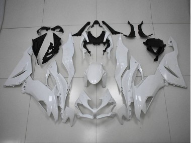 Buy 2019-2023 White Kawasaki ZX6R Motorcycle Replacement Fairings