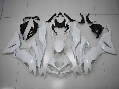 Buy 2019-2023 White Kawasaki ZX6R Motorcycle Replacement Fairings