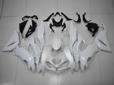 Buy 2019-2023 White Kawasaki ZX6R Motorcycle Replacement Fairings