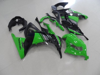 Buy 2013-2016 Black Green Kawasaki ZX300R Motorcycle Replacement Fairings