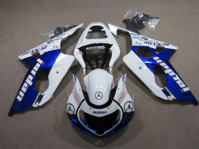 Buy 2000-2002 Blue White Jordan Motul Suzuki GSXR1000 Moto Fairings Buy 2000-2002 Blue White Jordan Motul Suzuki GSXR1000 Moto Fairings