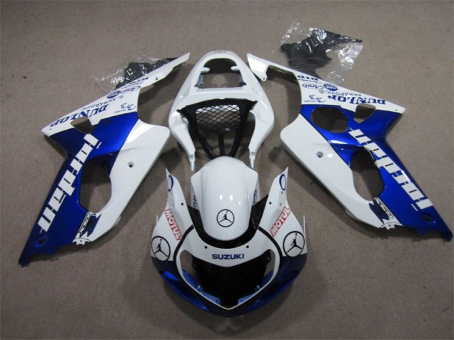 Buy 2000-2002 Blue White Jordan Motul Suzuki GSXR1000 Moto Fairings