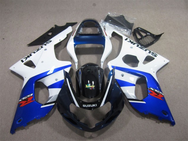 Buy 2000-2002 Blue White Suzuki GSXR1000 Motorbike Fairings