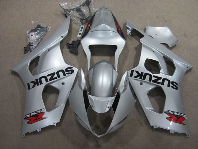 Buy 2003-2004 Silver Suzuki GSXR1000 Motorcycle Fairing Kits Buy 2003-2004 Silver Suzuki GSXR1000 Motorcycle Fairing Kits