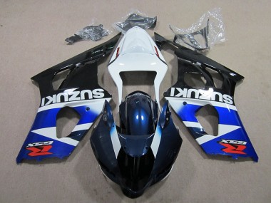 Buy 2003-2004 Blue White Decal Suzuki GSXR1000 Bike Fairings