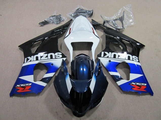 Buy 2003-2004 Blue White Decal Suzuki GSXR1000 Bike Fairings Buy 2003-2004 Blue White Decal Suzuki GSXR1000 Bike Fairings